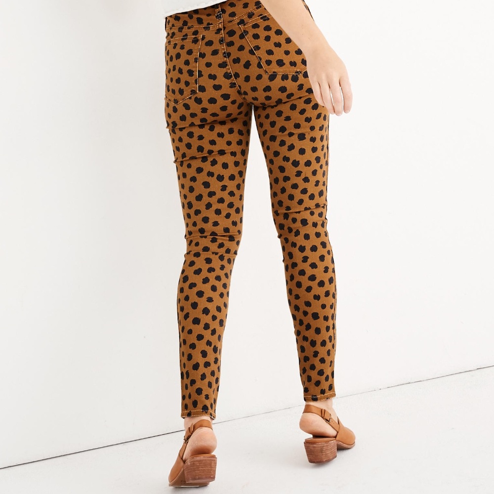 Madewell 10" Mid-Rise Skinny Jeans in Painted Spots - Picture 2 of 6